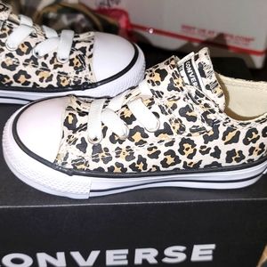 Converse All Star Toddler Cheetah print